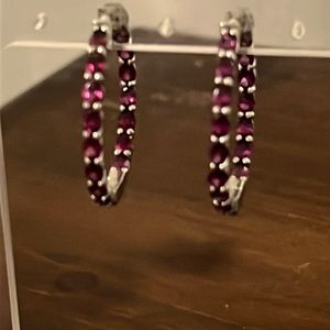 JTV -Artisan inside outside hoop earrings in 9.25 ste ** no longer Available **